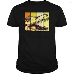Heren t shirts heren t-shirt retro alligator gator kunst shirt krokodil dieren minnaar dierentuin cool dames t-shirt tees top