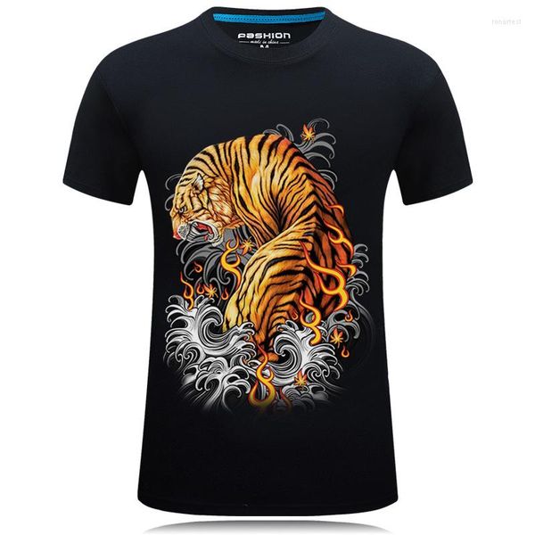 Camisetas de hombre/mujer Cool Dog gafas de sol 3d camisa impresa verano Top manga corta Harajuku camiseta Unisex suelta algodón camisetas MMA