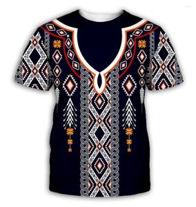 Heren t shirts mannen dames shirt bohemia stijl 3d overal over gedrukte nationale kunst voor menwomen streetwear casual t-shirt