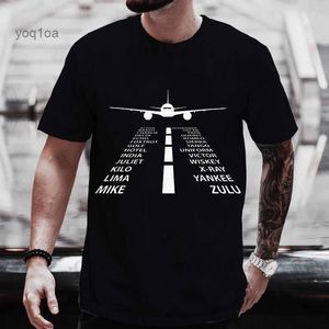 T-shirts hommes hommes femmes t-shirts 2024 été harajuku phonétique phabt pilote avion drôle aviation tees couple streetwear vêtements y2k hauts