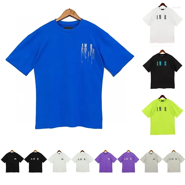 Camisetas para hombre Camisetas para hombre Amirs Diseñadores Camisa Animal Marca Moda Carta Patrón Camisetas de manga corta Hombres Ropa casual Ropa superior