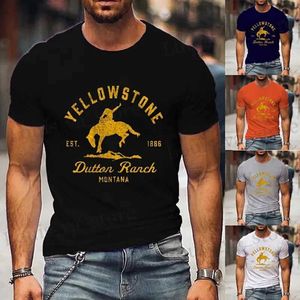 T-shirts masculins pour hommes et femmes t-shirts imprimés de nouveau ranch de mode