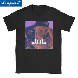 T-shirts masculins T-shirt pour hommes et femmes Jul Cotton rétro à manches courtes T-shirt plus t-shirt plus taille J240506
