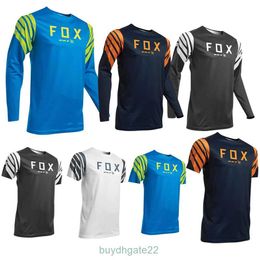 T-shirts pour hommes Mens Bat Fox T-shirt Downhill Bike Jersey Camiseta Motocross Shirt Enduro VTT à séchage rapide Camisas Ciclismo HDEZ