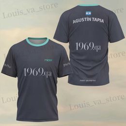 Camisetas masculinas para hombres negros fino bádminton use tablero de entrenamiento para hombre tenis de sollada corta ropa deportiva para sudor seco seco de sudor deportivo T240419