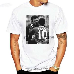 T-shirts pour hommes Vêtements pour hommes T-shirt unisexe pour la rencontre de Pele et Muhammed Ali T-shirt pour hommes Est 100? J230614