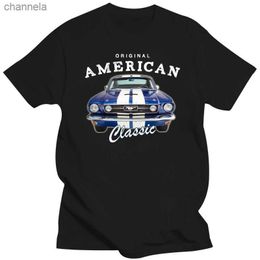 T-shirts pour hommes Vêtements pour hommes Vente chaude T-shirt Shiping gratuit Mustang American Summer Muscle Car Taille S-5X Loisirs Printemps Tshirt Homme Lo