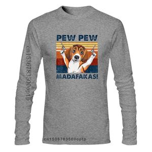 T-shirts pour hommes Vêtements pour hommes Vintage Pew Madafakas Funny Beagle Dog Lovers T-Shirt Femme Manches courtes Cute Girl Casual Tops Hip Hop