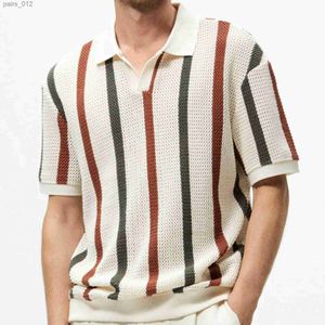 T-shirts masculins pour hommes crochet polo