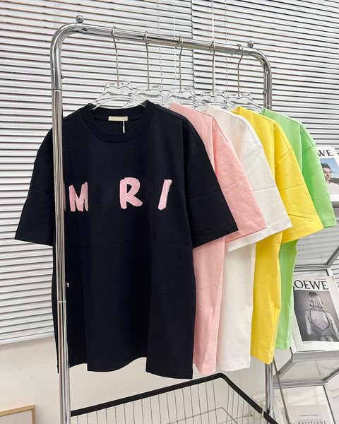 Camisetas para hombre Camisetas de diseñador para hombre Graffiti Letter Logo Camiseta de manga corta Camiseta de verano Camisa de algodón Moda Ropa de mujer