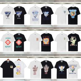 Herren-T-Shirts, Herren-Designer-T-Shirts, Buchstaben-Druck, High-Street-Oberteile und Damen-Freizeit-Sommer-Hip-Hop-Kurzarm-T-Shirt