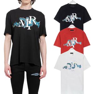 Camisetas para hombres Diseñadores para hombre Ropa Moda Algodón Parejas Tee Casual Verano Hombres Mujeres Ropa Marca Camisetas de manga corta Dragón Letra clásica Camisetas Tamaño S-3XL