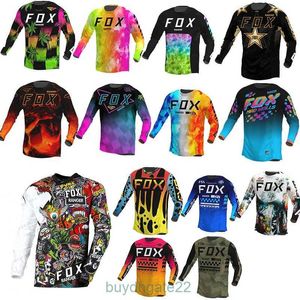 Camisetas para hombres Hombre Downhill Mountain Bike MTB Camisas Offroad Dh Motocicleta Motocross Sportwear Ropa Hpit Fox Racing Element P3QD
