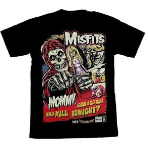 T-shirts masculins masculines Coton de la mode Misfits Fiendiscope Kill Short Sleeve Funny Cool T-shirt AA230310