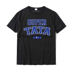 T-shirts masculins hommes drôle de tshirt mexicain super tata cadeau pour abuelo mexicano!Camisas Cotton Men Top Design Tops Tees Slim Fit H240408