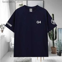 T-shirts masculins pour hommes G4 à manches courtes nouvelles 2024 T-shirts tendance et femmes T-shirt d'été de coton de haute qualité Harajuku Top Q240425