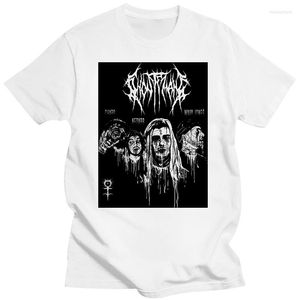 Heren t Shirts Mens Ghostemane World Tour 2023 Datums Music Cotton Black