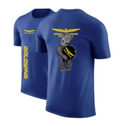 T-shirts pour hommes Hommes Goldwing GL1800 Motocycles À manches courtes Respirant Top Été Coton Sports Mode Casual Harajuku T-Shirt 230508
