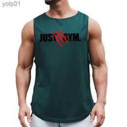 T-shirts pour hommes Vêtements de gym pour hommes Profession d'été Bodybuilding Débardeurs 6 couleurs disponibles Entraînement Sleless T-shirt Hot-vente StreetwearL231216