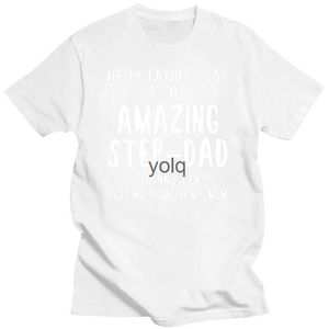 T-shirts pour hommes Hommes Happy Faers Day à mon incroyable beau-père pour mettre T-Shirtsyolq