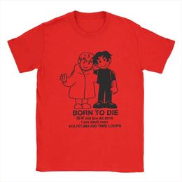 Heren t-shirts heren ik ben duivel crybaby t shirts Japan anime pure katoenen kleding casual korte mouw tee shirt cadeau idee t-shirts t240425