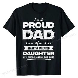 Camisetas para hombres para hombre, soy un orgulloso regalo de camisa de papá de la hija del día de la hija, la camiseta del día de los padres, la camiseta de la camiseta nueva del diseño, las camisetas superiores de Europa T240425