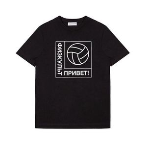 T-shirts masculins hommes hommes femmes gosha volleyball imprimé concepteur décontracté tshirts d'été mâle équipage couche couche à manches courtes tops solide dhdqn