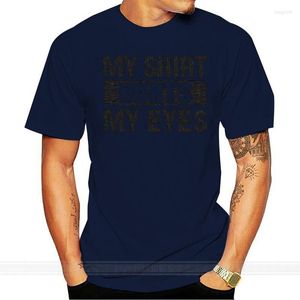 Camisetas para hombre Mi camisa duele los ojos Divertido Neón brillante Hilarante Colorido Fresco Casual Orgullo Hombres Moda unisex