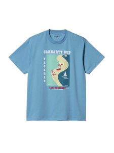 Heren T-shirts Mens Polos 24 Mens lente/zomers eiland Holiday Travel geïllustreerd Graphic Druk met korte mouwen T-shirt modemerk Persoonlijkheid J240527