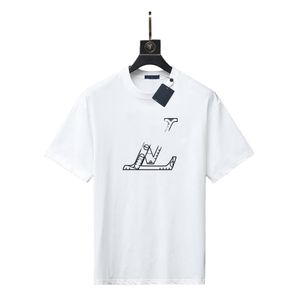 T-shirts hommes Chemises pour hommes Designer T-shirt Coton Col rond Impression Séchage rapide Anti-rides Hommes Printemps Été Haute Tendance Lâche Manches courtes Vêtements pour hommes # J1100