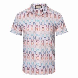 Heren T-shirts Heren overhemden Zomer Button Down Designer Bowling Shirts Herenmode ROYAL REBELLION BAROCCO Overhemd Zijden overhemd 240301