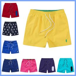 T-shirts pour hommes Shorts pour hommes Designer Summer Swim Ralphs War Horse Broderie Respirant Plage Laurens Polo Court Séchage Rapide Surf Mesh Tissu Court 004