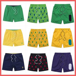 T-shirts pour hommes Shorts pour hommes Designer Summer Swim Ralphs War Horse Broderie Respirant Plage Laurens Polo Court Séchage Rapide Surf Mesh Tissu Court 22