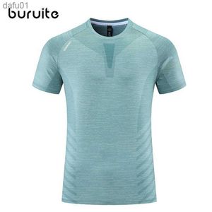 T-shirts pour hommes Chemise de sport pour hommes pour la course T-shirt de cyclisme respirant à séchage rapide Formation Joggers Gym Vêtements Sportswear Fitness Shirt L230520