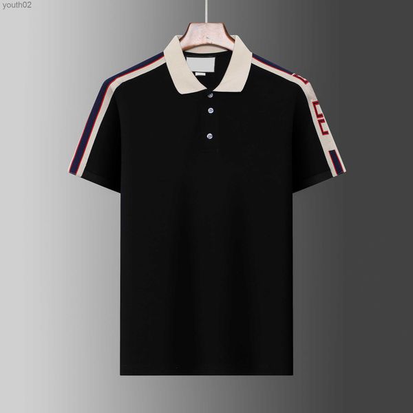 Camisetas para hombres Estilista para hombre Camisas de polo Italia de lujo Ropa para hombres Camisa de verano de moda de manga corta Muchos colores están disponibles Tamaño M-3XL 240219
