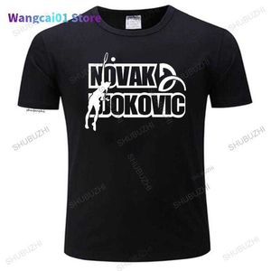 Heren t-shirts Mens zomer hiphop cool t shirts mode novak djokovic print mannen vrouwen hoogwaardige T-shirt Servië whosa t-shirt 0301H23