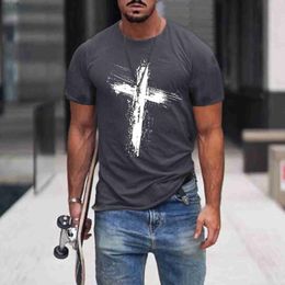 T-shirts masculins pour hommes Summer Fit 100 coton T-shirt imprimé Topsl2404