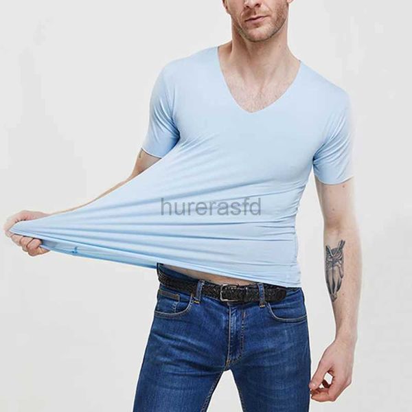 T-shirts masculins T-shirt d'été pour hommes à manches courtes fraîche et à la glace respirante rapide