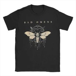 T-shirts masculins T-shirt pour hommes Bad Imen Fashion 100% pur coton T-shirt à manches courtes à manches à manches rondes Vêtements adultes Q240517