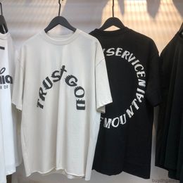 T-shirts pour hommes T-shirt pour hommes Kanyes West Sunday Limited Trust God T-shirt à manches courtes