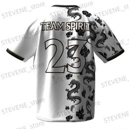 Camisetas para hombres Camiseta para hombre Team Spirit Jerseys Colección The World 12 Game Player Uniforme Ropa Tops Hombres Tops Impresión Camisetas Fans Ts T240325