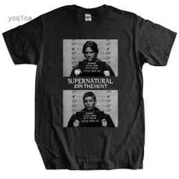 Camisetas para hombre, camisetas para hombre, camisetas sobrenaturales de Mugshot, camiseta sobrenatural mugshot sam dean winchester sam, camiseta unisex