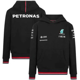 Camisetas para hombres Camisetas para hombre 2022 Petronas F1 Racing Team Sudadera con capucha Fórmula 1 Fanáticos del automóvil Suéter para hombre Fleece Mantenga la chaqueta Softshell caliente 0085