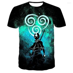 T-shirts pour hommes T-shirts pour hommes Avatar le dernier maître de l'air 3D Chemise Garçon Fille Étudiant Tee Tops Adolescent Cool Respirant Manches Courtes Vêtements Unisexes