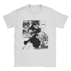 T-shirts masculins T-shirts pour hommes Choso Creative 100% coton T-shirt court slve anime t shirt équipage de cou de cou plus taille t240425