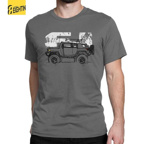 T-shirts masculins T-shirts pour hommes Cruiser Car voiture de voyage humoristique 100% coton Tee Shirt à manches courtes T-shirts T-shirts Crew Neck Tops 6xl T240425