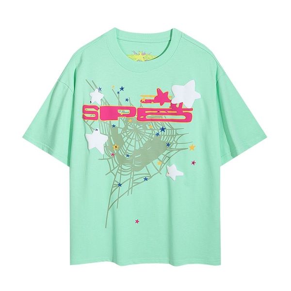 T-shirts masculins Chemises pour hommes Poloshirt Shirt Spider Womens T-shirt Street Clothing Pattern Summer Sports N S-XL 24031813