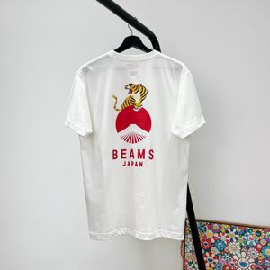 T-shirts pour hommes T-shirts pour hommes T-shirt pour hommes femmes Beams Japan y2k Vêtements à manches courtes y2k hauts T-shirts blancs d'été pour femmes T-shirt noir 240327