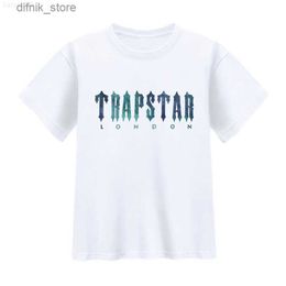 Heren t-shirts Heren T-shirts Trapstar London Men Women Fashion vader en zoon Harajuku T-shirt Parentchild Clothing Casual Short Slve T-shirt Onk TS Z0221 Y240420