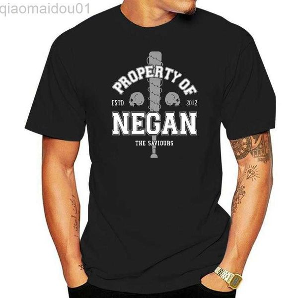 T-shirts pour hommes Hommes + Femmes WALKING DEAD PROPERY Of NEGAN T-shirt. tailles jusqu'au 5XL L230713